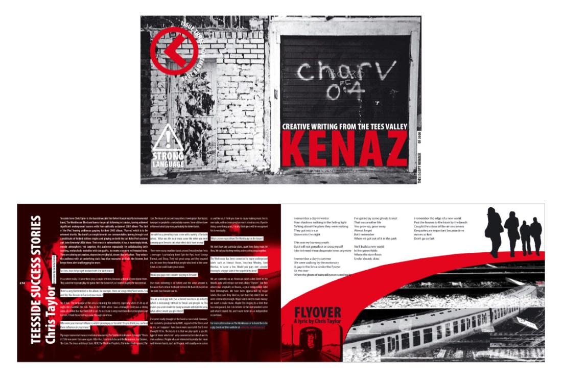 Kenaz Magazine - Issue 3 Cover and Page Spread