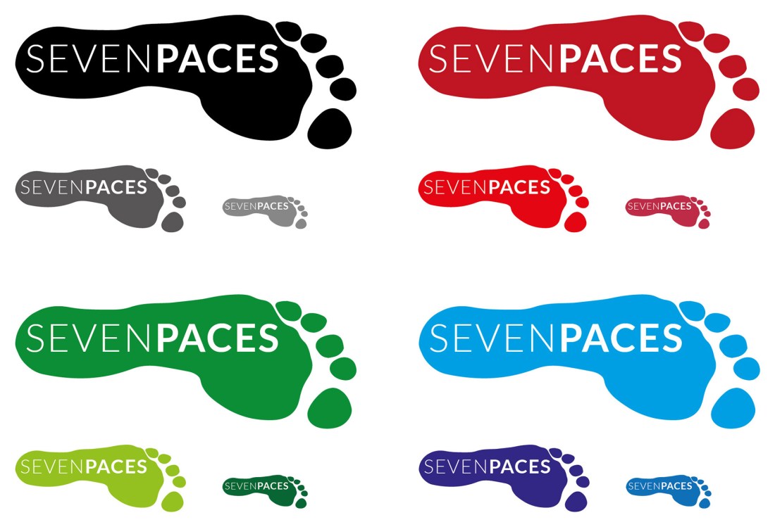 Seven Paces Logo Development