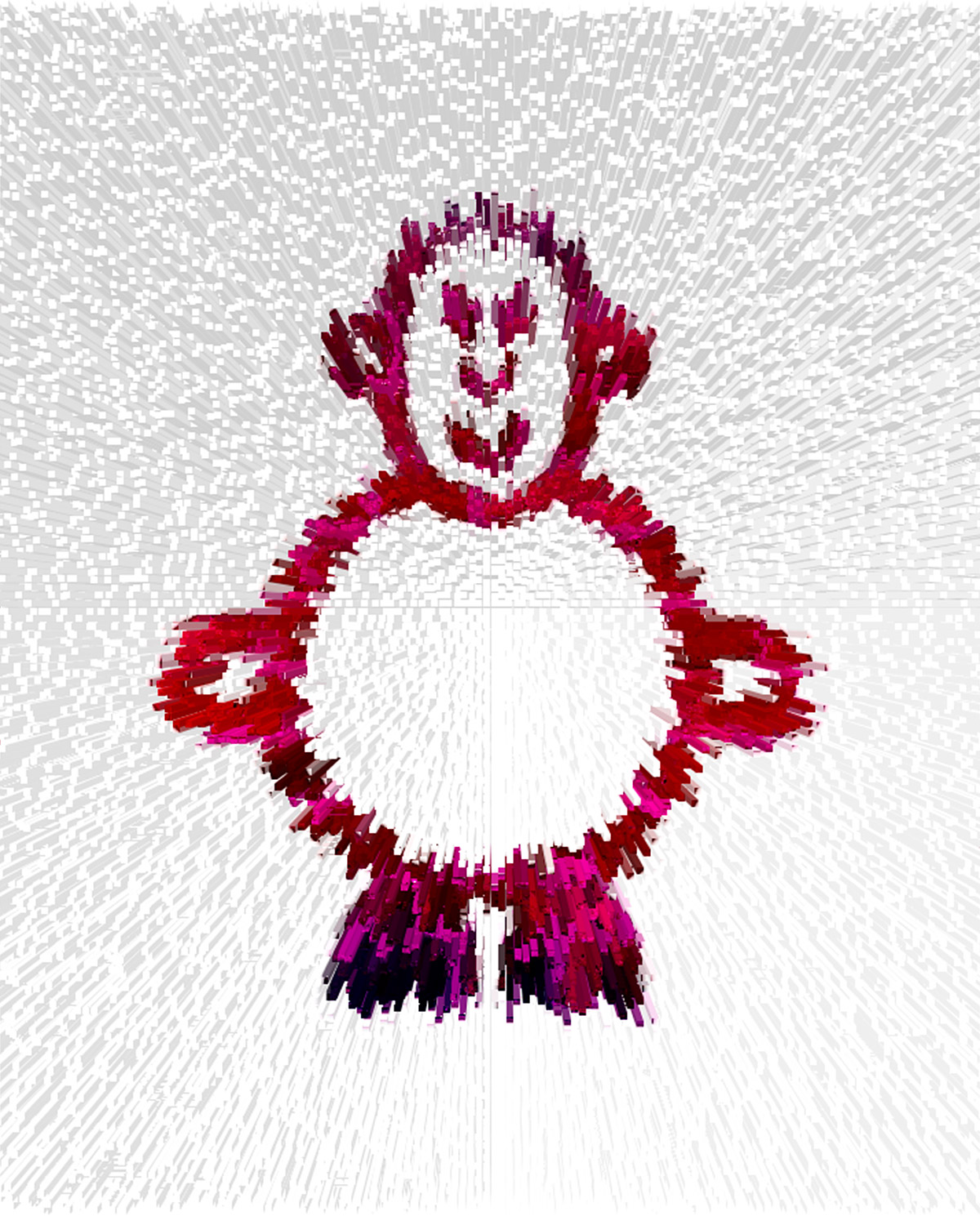 Mr Smileyman Extrude Effect Illustration