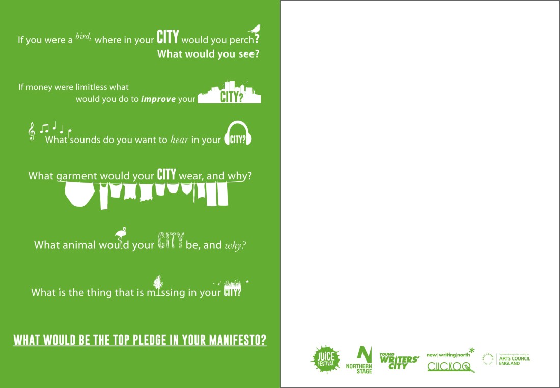 Manifestos A6 Postcard - front/back